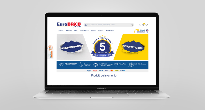 Eurobrico: nuova veste per il sito ecommerce